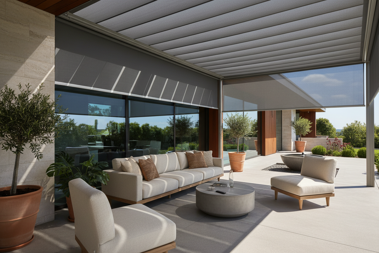 Enhancing Comfort with Motorized Outdoor Sun Shades