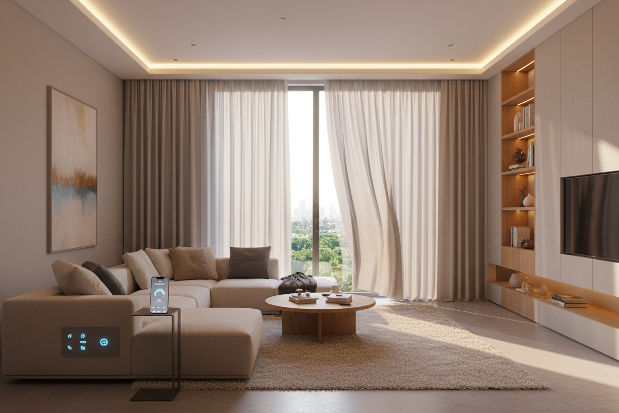 Enhancing Home Comfort with Smart Motor Curtains