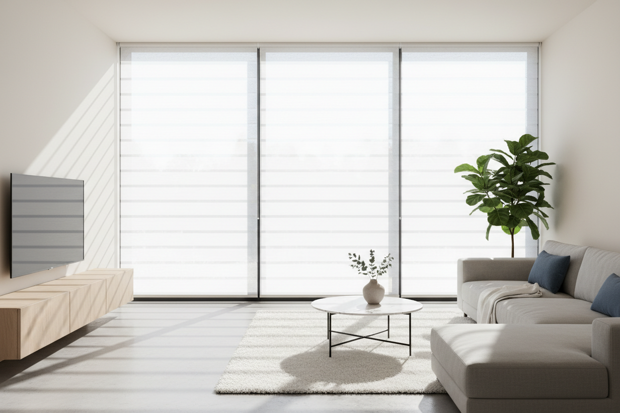 Enhancing Light and Privacy with Transparent Roller Blinds