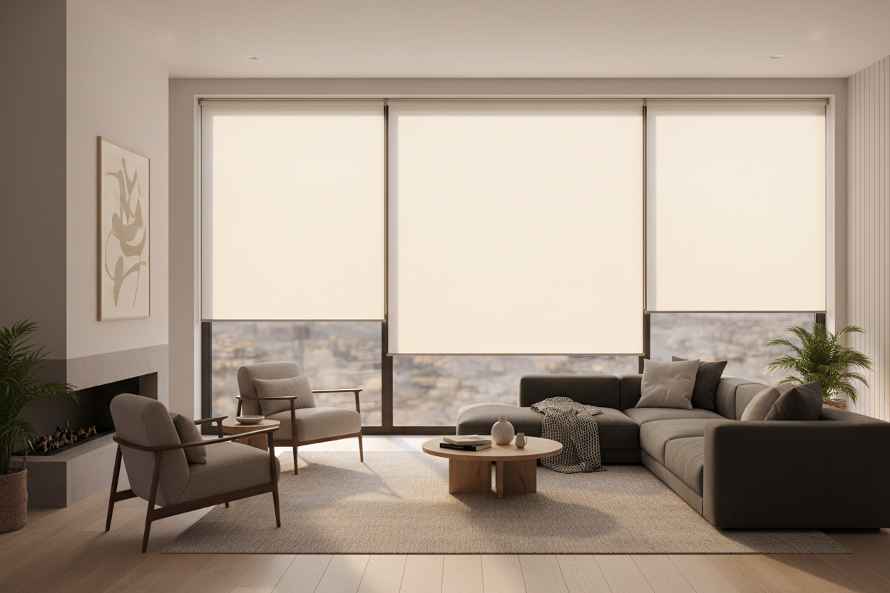 Enjoy Effortless Comfort with Motorized Roller Blinds at Home