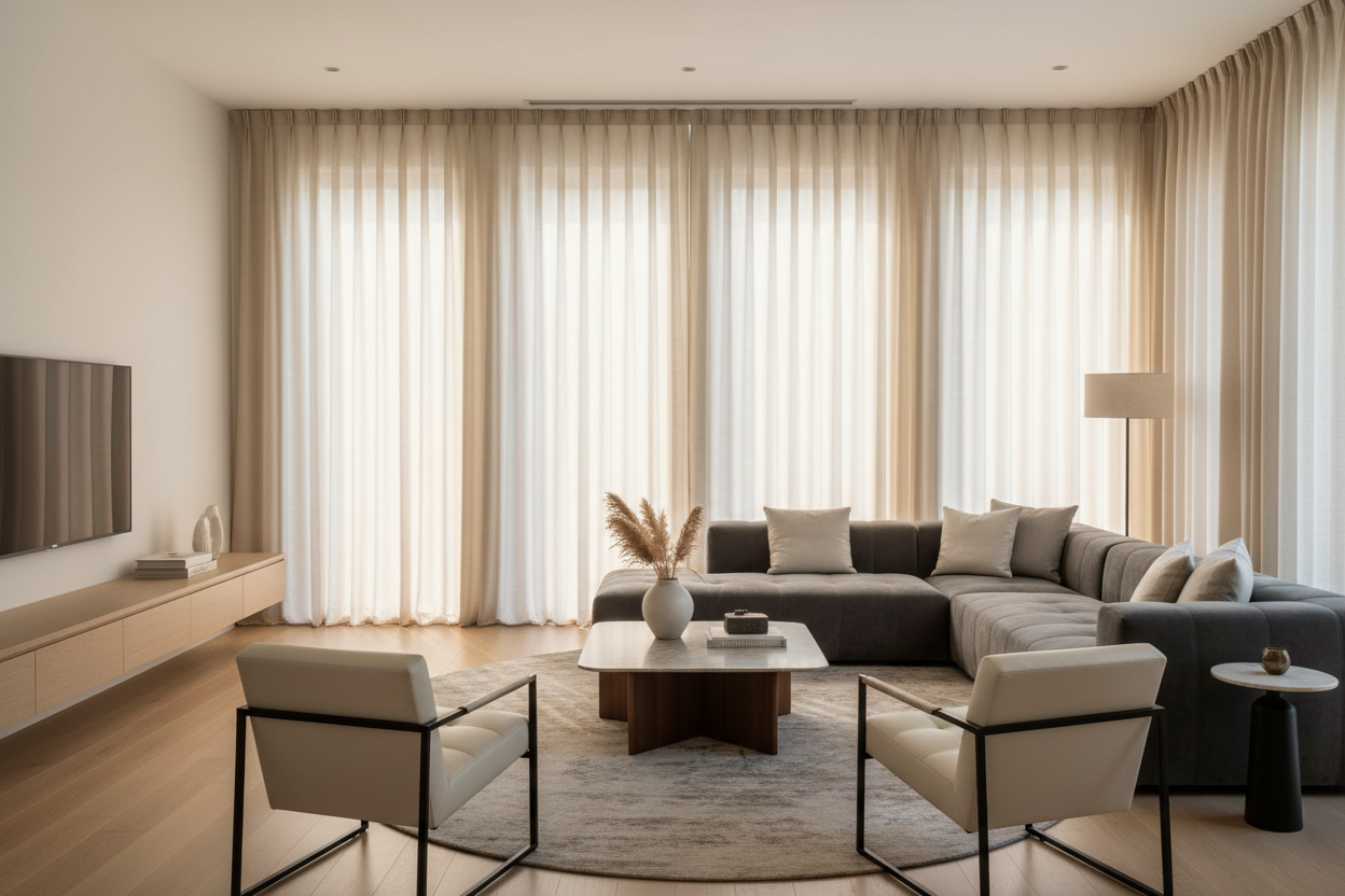 Experience Comfort and Style with Norman Smart Drapes