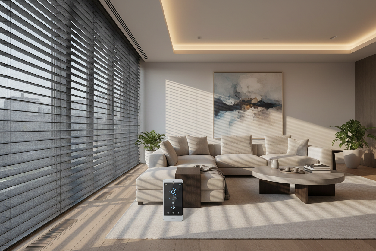Experience Comfort with Modern Motorized Window Shades