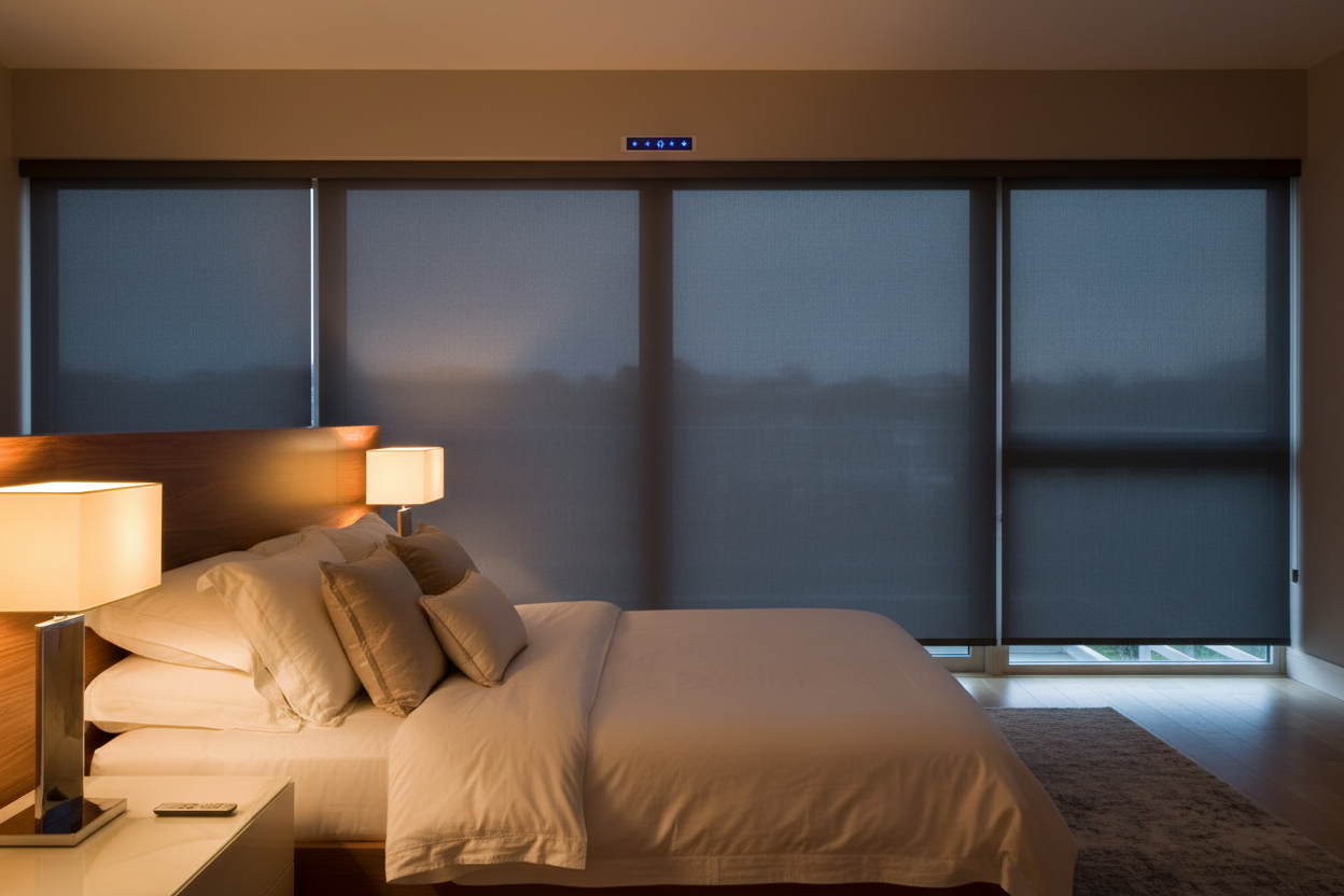 Experience Total Comfort with Motorized Blackout Window Shades