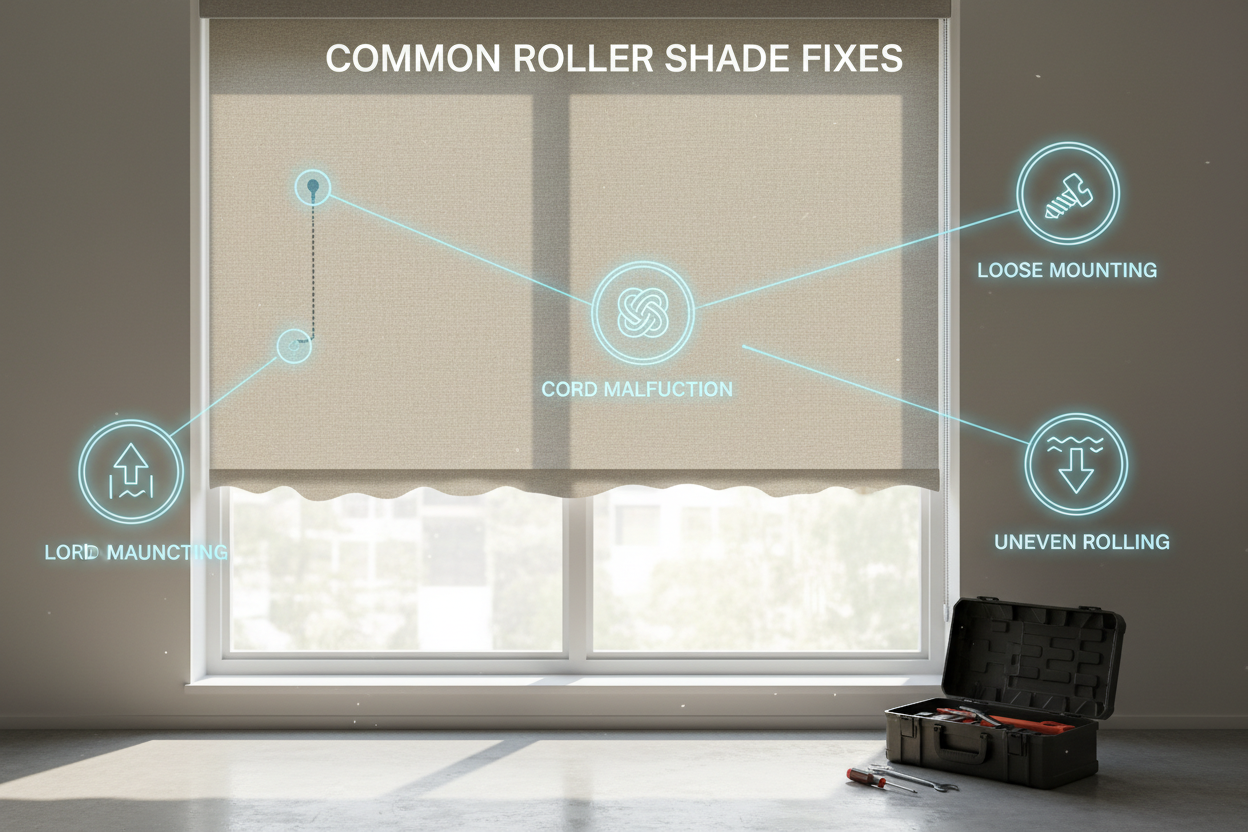 Fixing Common StyleWell Roller Shade Problems at Home