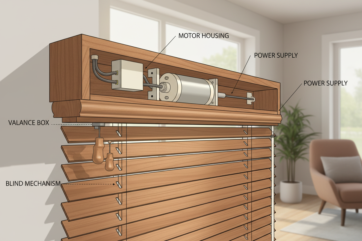 Hiding Retrofit Motors: The Wood Blinds Valance Guide