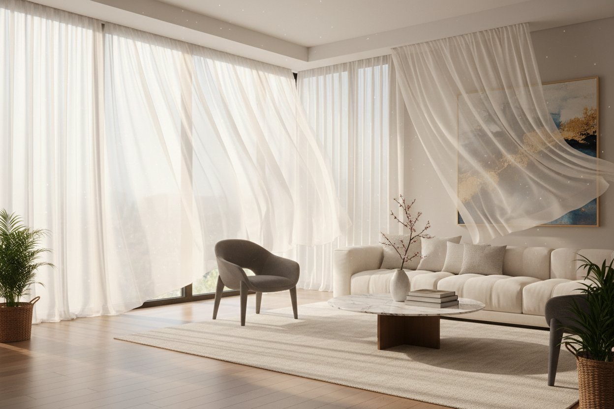 How Beautiful Sheer Curtains Can Elevate Every Room in Your Home