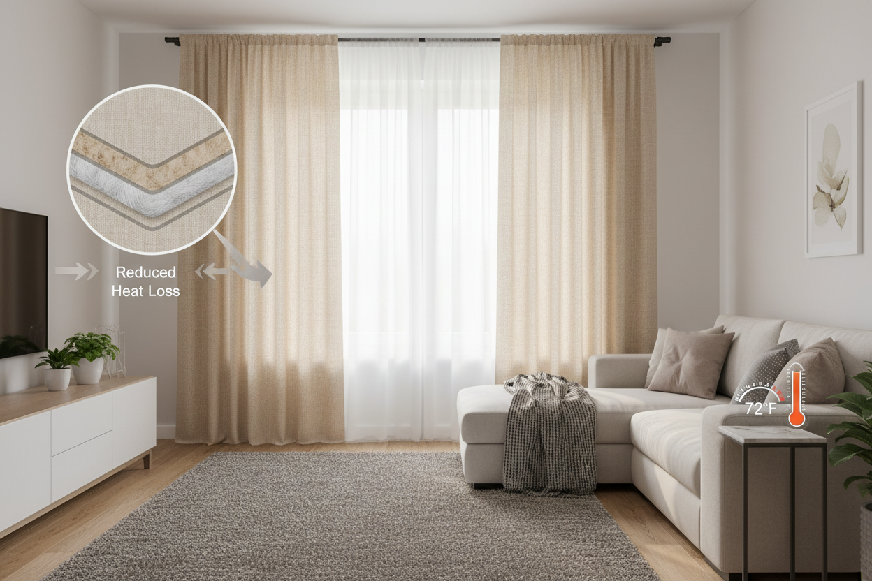 How Light Filtering Thermal Curtains Enhance Comfort and Energy Efficiency at Home