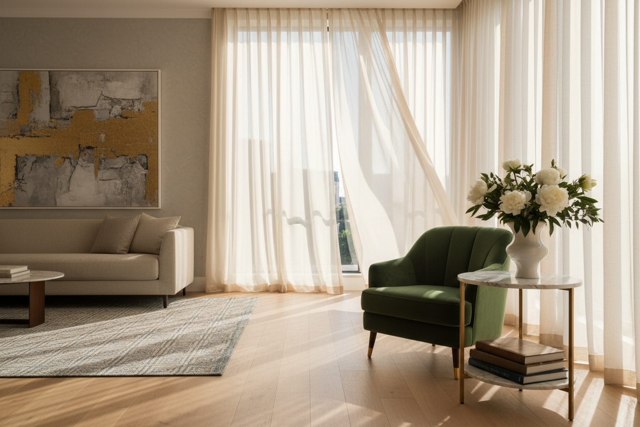 How to Choose the Best Luxury Sheer Curtains for a Sophisticated Home