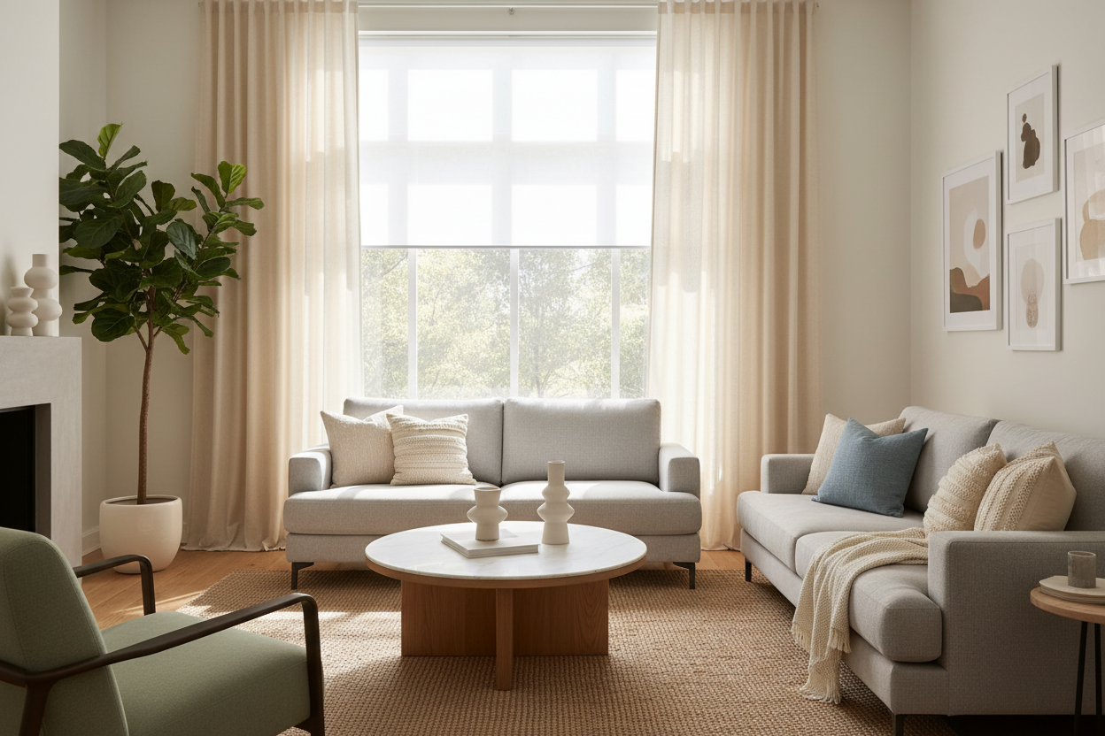 How to Perfectly Match Blinds and Curtains for a Stylish Home