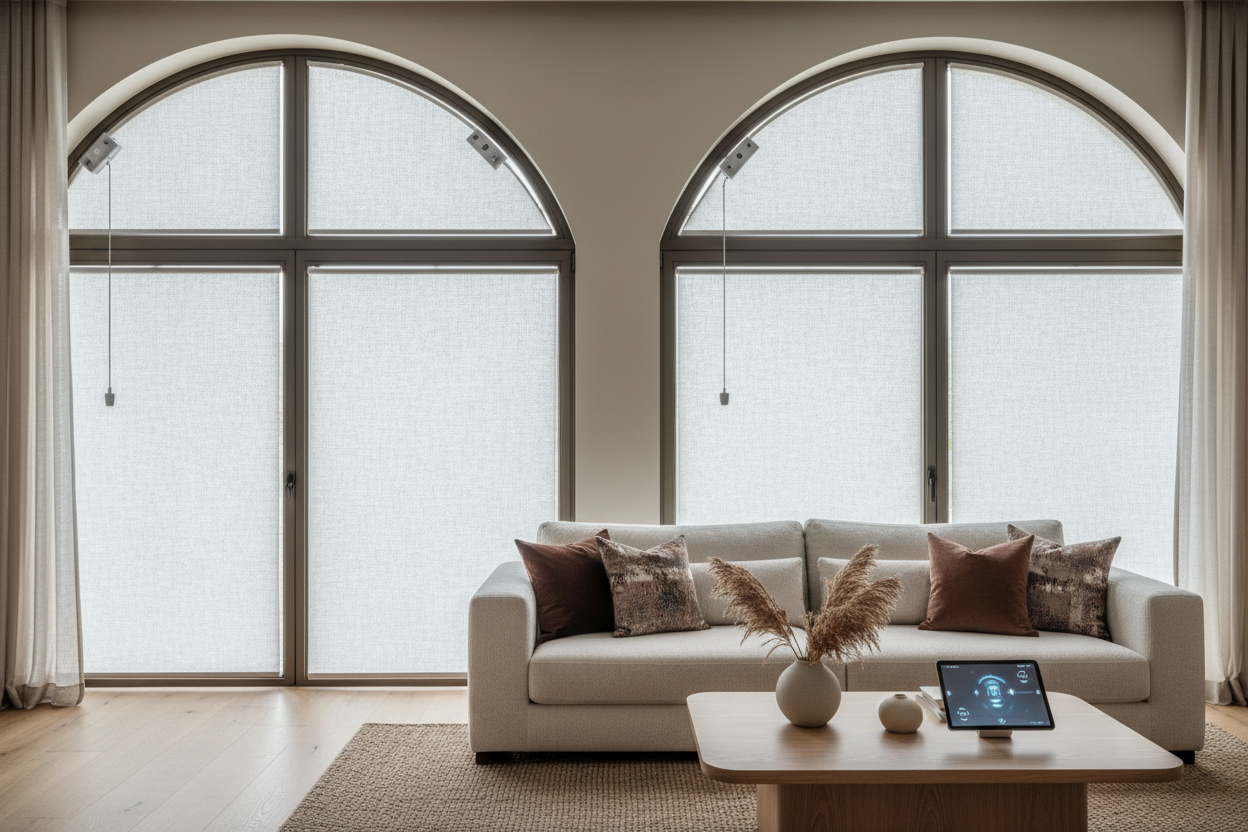 Custom Windows and Blinds: Hardwired vs. Battery Motors