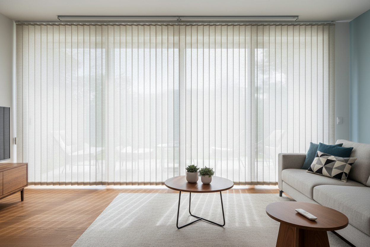 Automate Vertical Blinds for Large Sliding Glass Doors in 10 Minutes