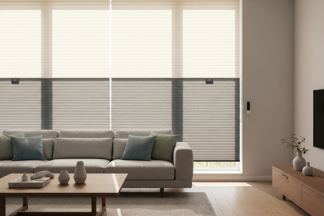 Automate Day and Night Honeycomb Shades for Perfect Lighting