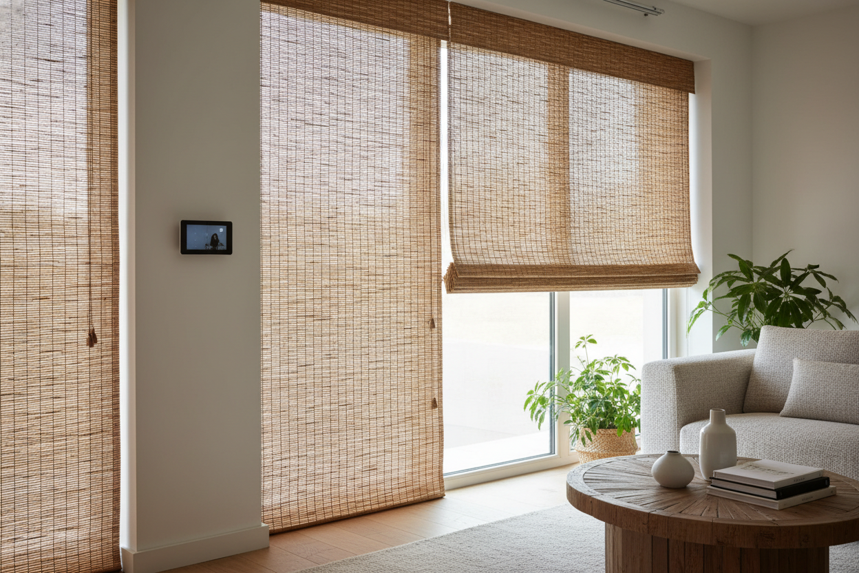 Wake Up Naturally: Smart Lined Woven Wood Shades Guide