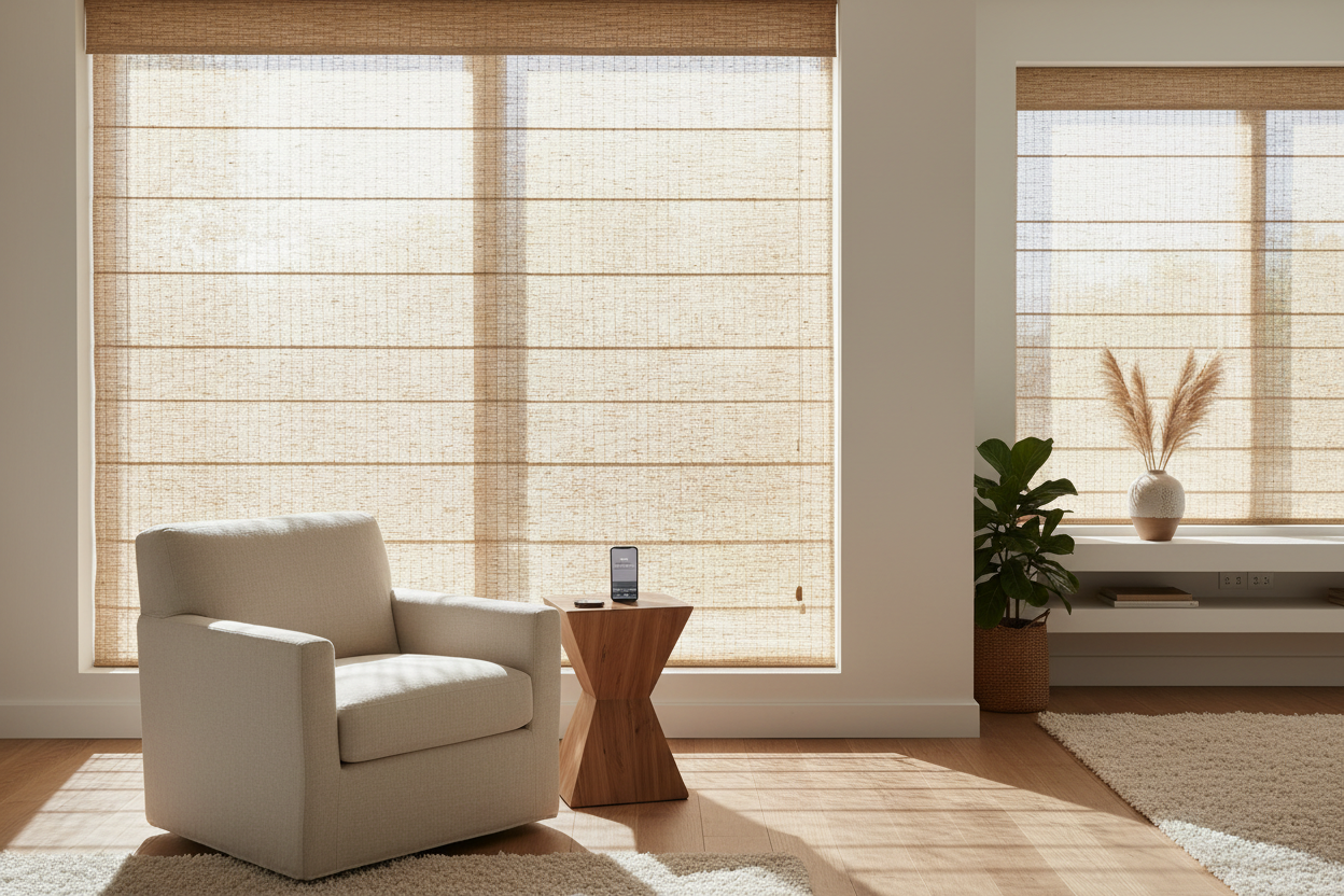 Automating Natural Woven Window Shades: A Smart Home Guide