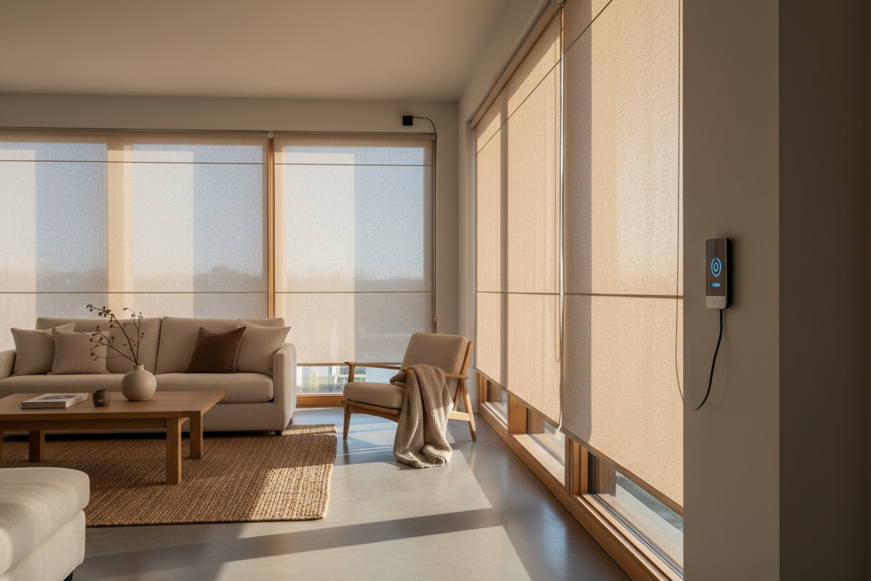 Wake Up Gently: The Ultimate Fabric Roll Up Shades Automation Guide