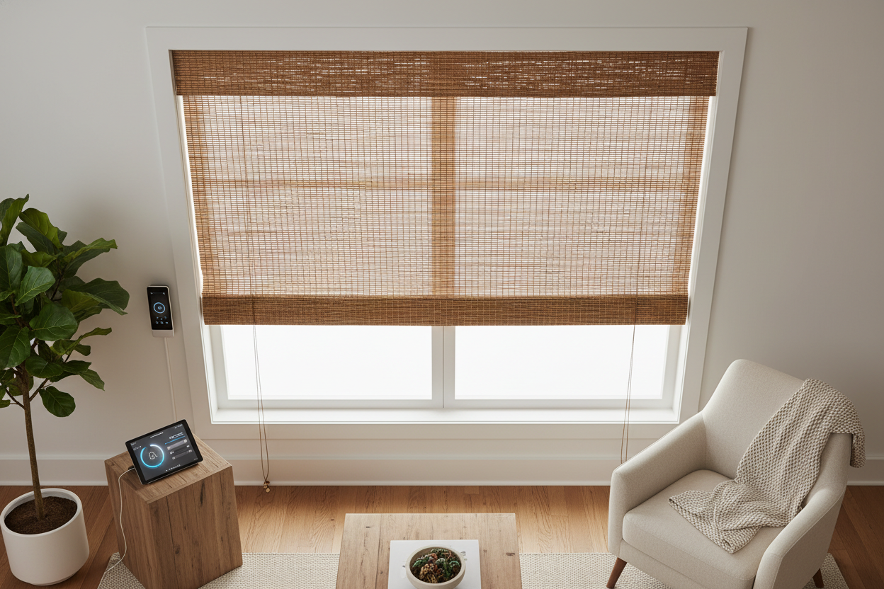 Privacy Meets Tech: Automating Top Down Bottom Up Woven Shades