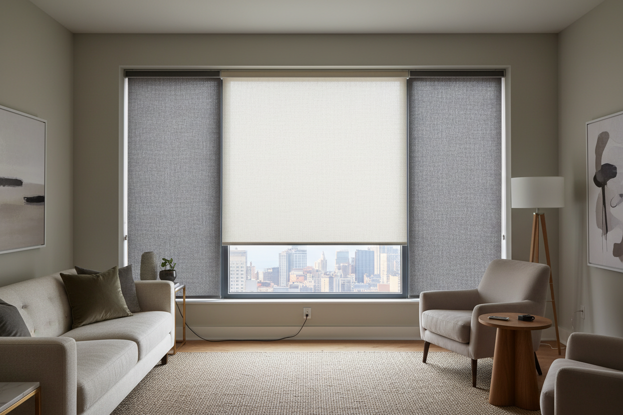 Motorized Top-Down Bottom-Up Shades: Battery vs. Hardwired Guide