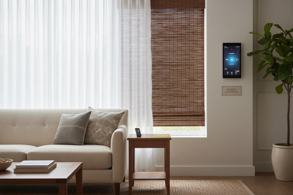 Smart Blackout Woven Wood Shades: The Ultimate Automation Guide