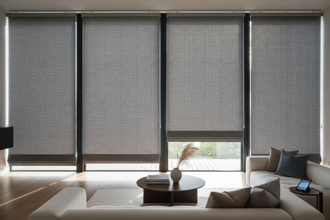 Automating Large Windows: The Ultimate Heavy Duty Roller Shade Guide