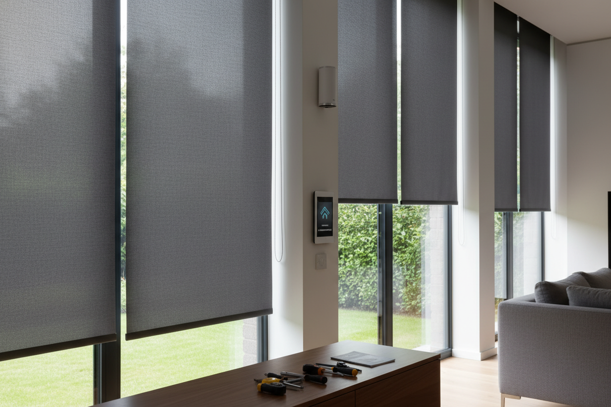Automating Your Vinyl Roller Blind: The Ultimate Retrofit Guide