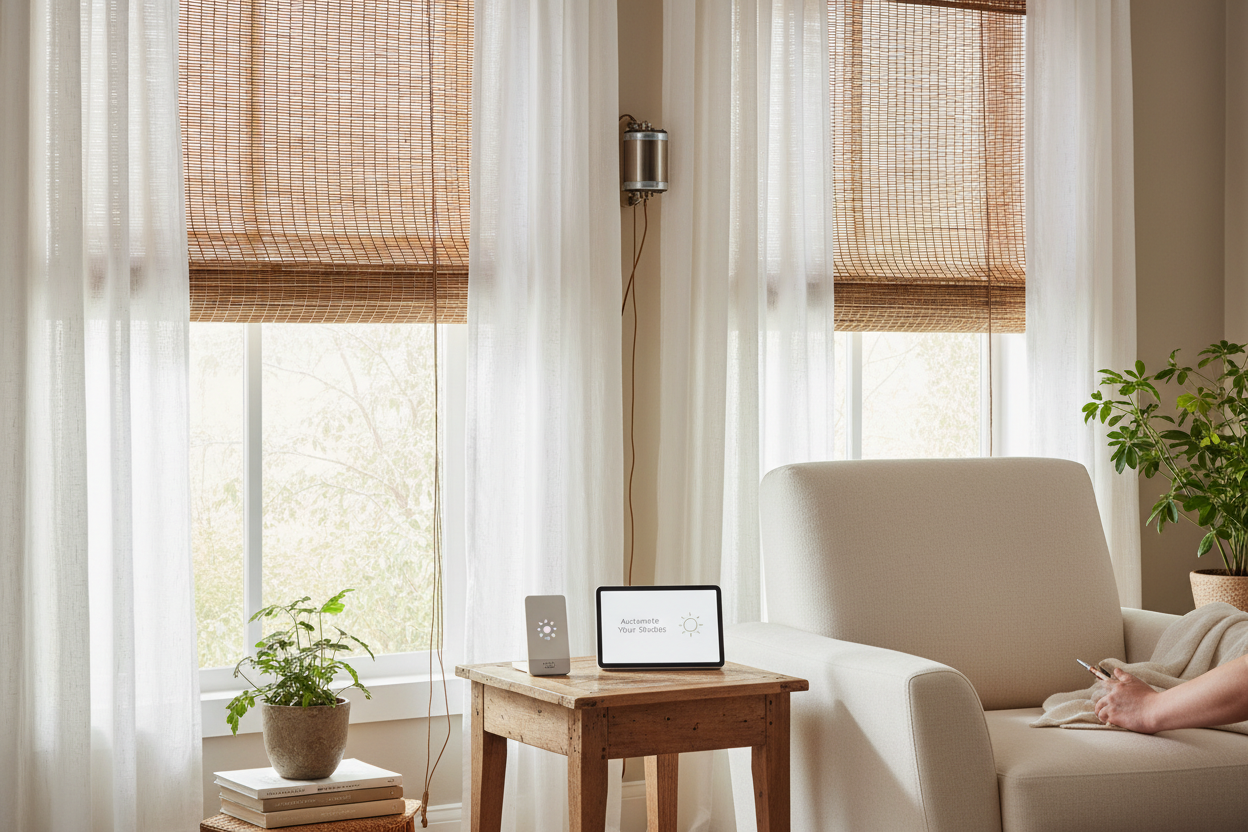 Automate Your Matchstick Roller Shade: The Smart Retrofit Guide