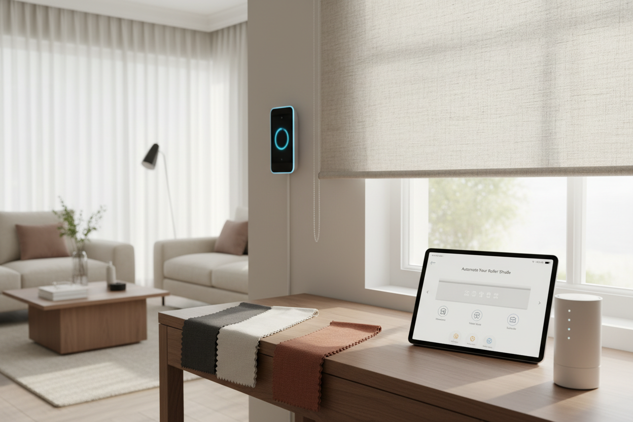 Automating Your Fabric Roller Shade: Material & Motor Guide