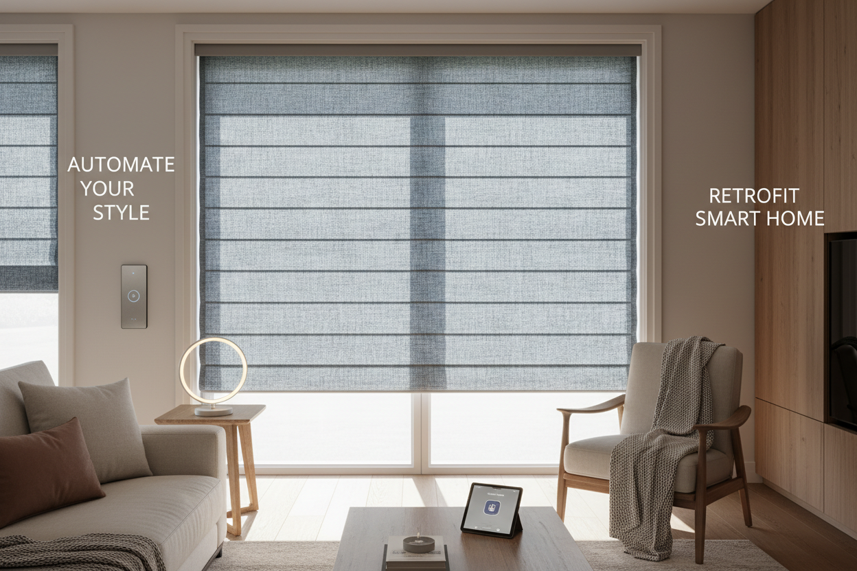 Automate Your Style: The Best Fabric on Roller Shade Setup