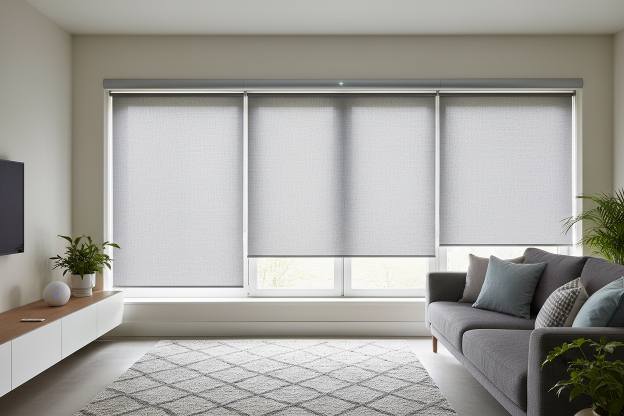 The Best Smart Gray Roller Shade Setup for Modern Aesthetics