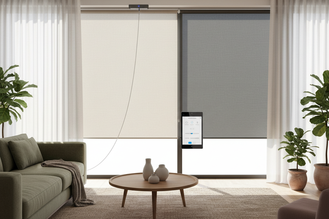 Manual vs. Motor: How to Use Roller Blinds in a Smart Home