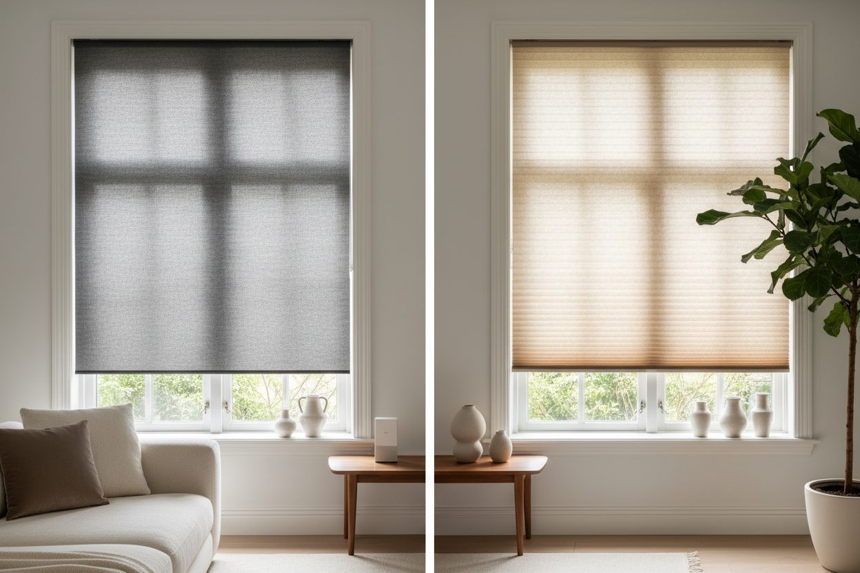 Roller Blinds vs Cellular Shades: The Best Smart Window Tech?
