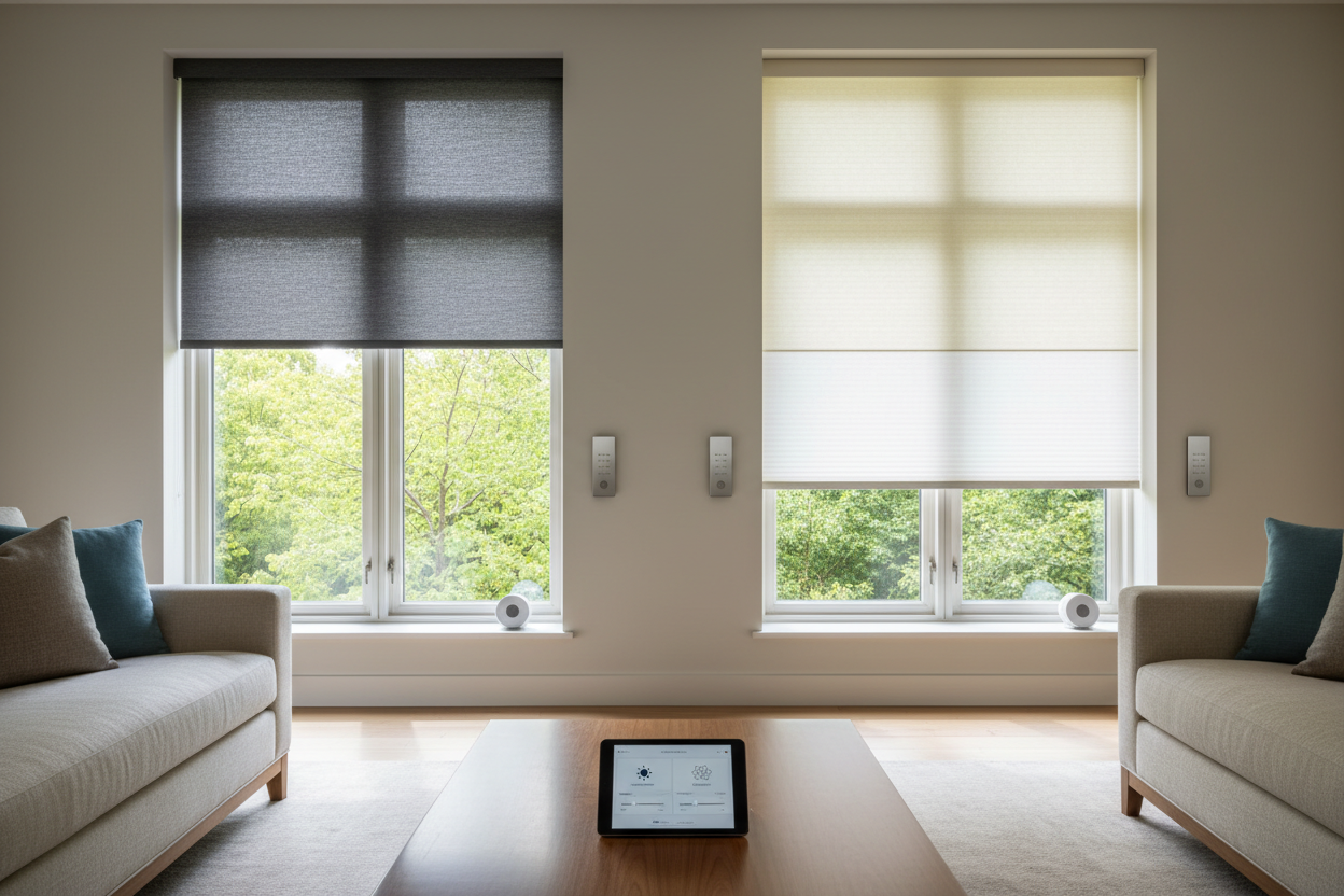 Solar vs Cellular Shades: Automating Light Control & Privacy