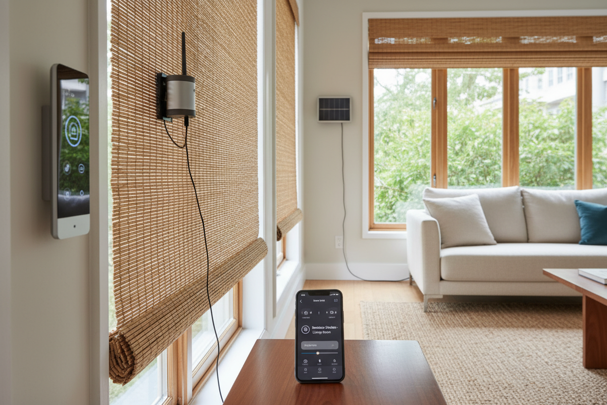 Automating Your Bamboo Roman Shade: A Retrofit Guide