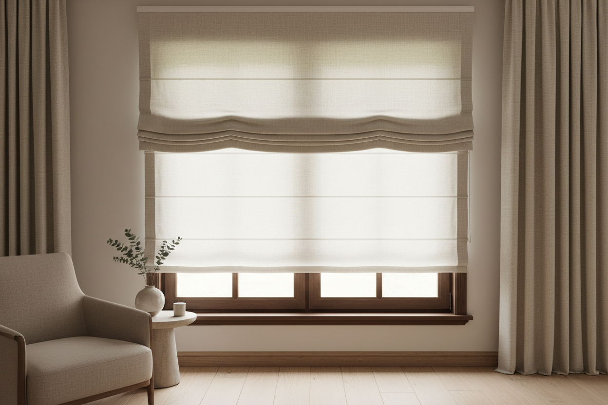 Hiding Smart Motors: The Roman Shade and Valance Setup