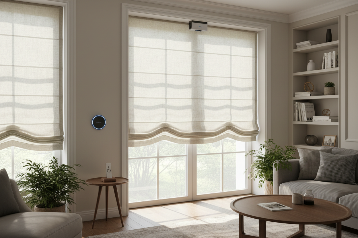 Smart Soft Fold Roman Blinds: Motor & Ecosystem Guide