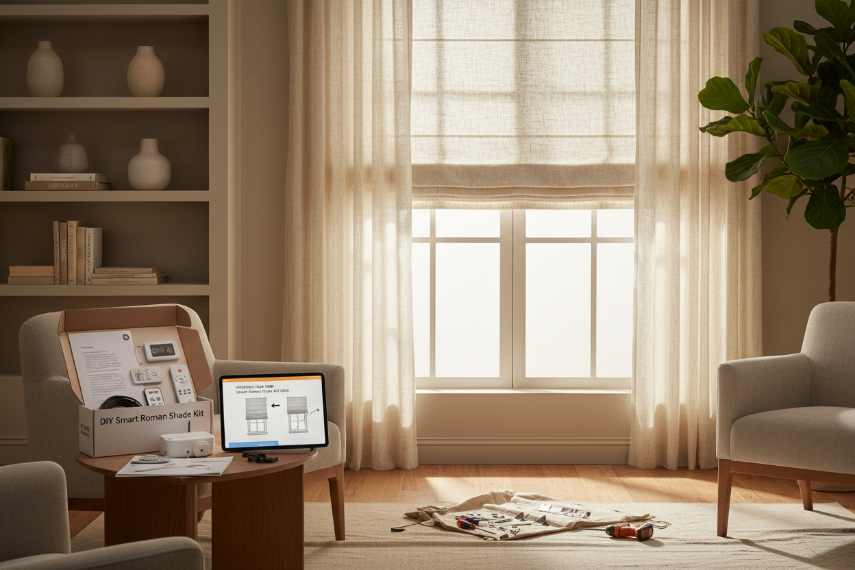 Motorize Your View: The Smart Roman Shade Kit Guide