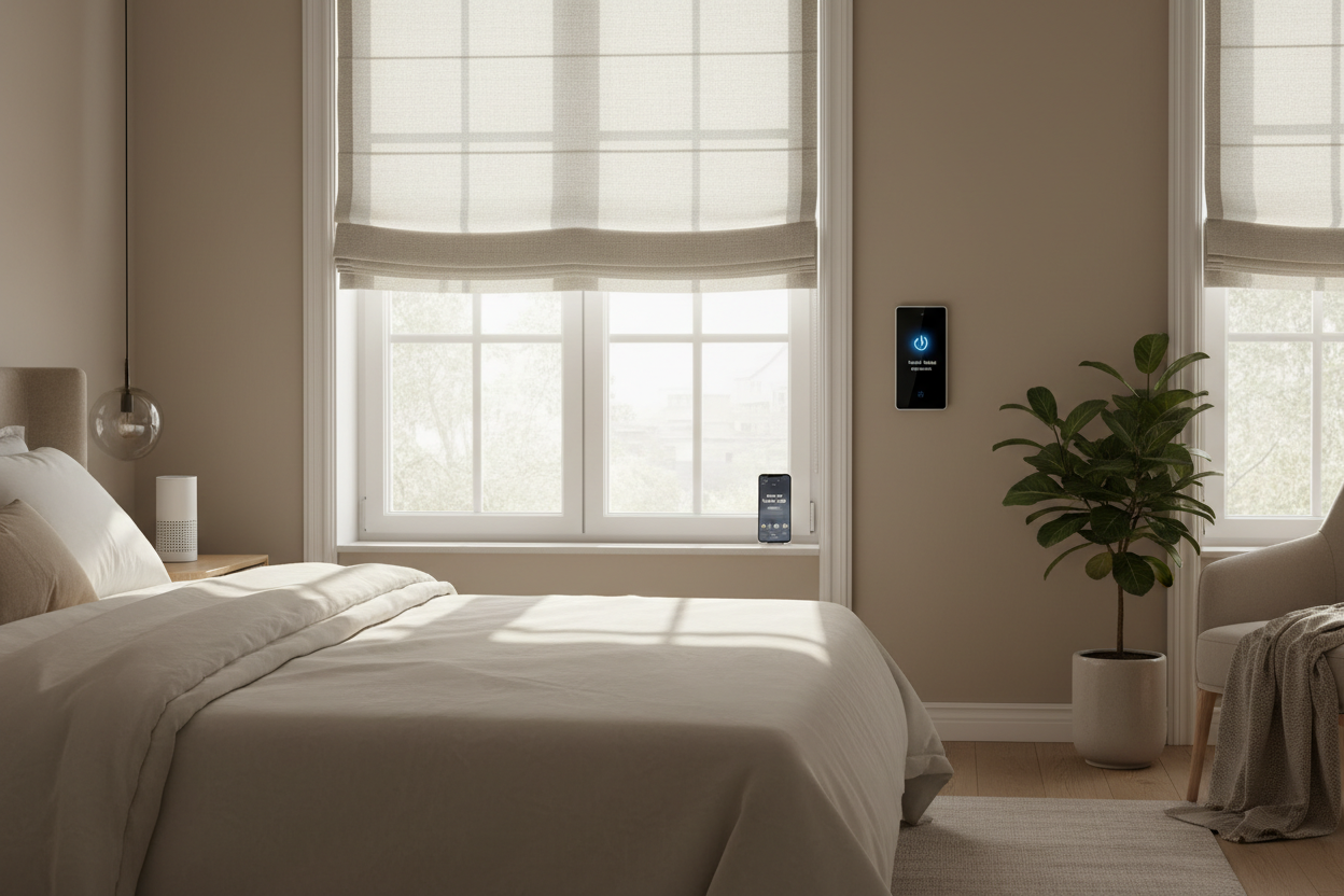 Wake Up to Sunlight: My Smart Ivory Roman Blinds Setup