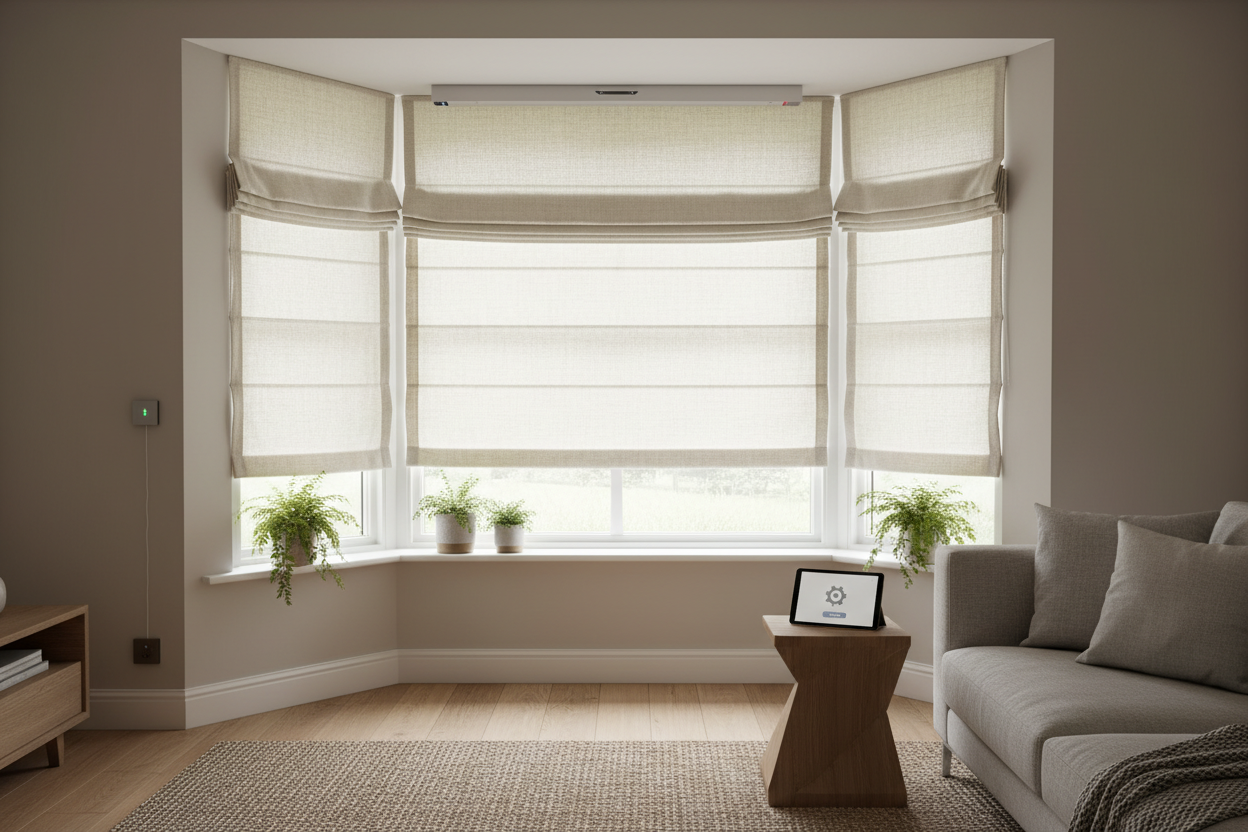 Automate Your Tab Top Roman Shade: A Smart Retrofit Guide