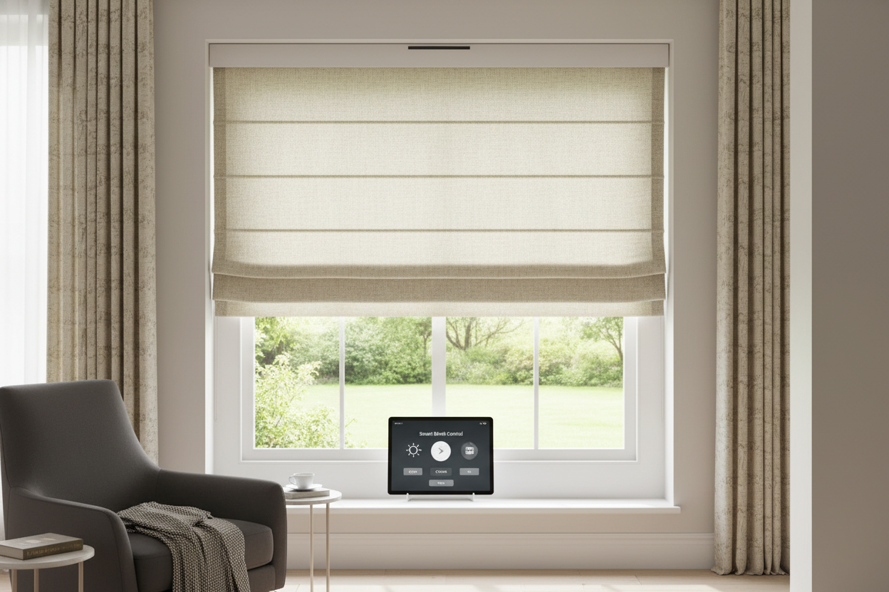 Automate Your View: The Smart Tailored Roman Shade Guide
