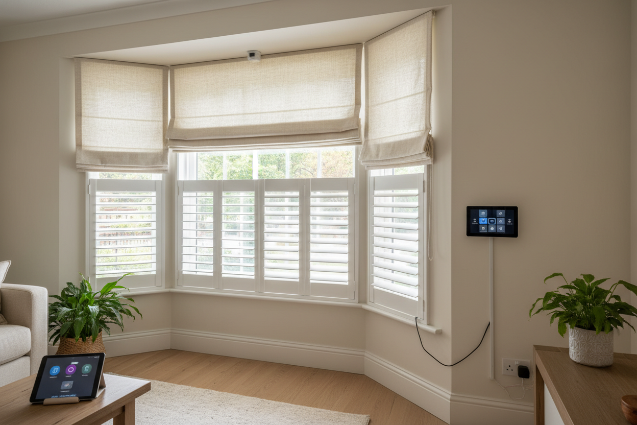 Automating Roman Shades with Plantation Shutters: A Setup Guide