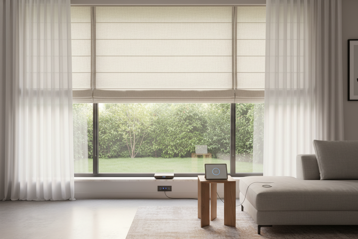 Automate Privacy: Smart Bottom Up Roman Shades Explained