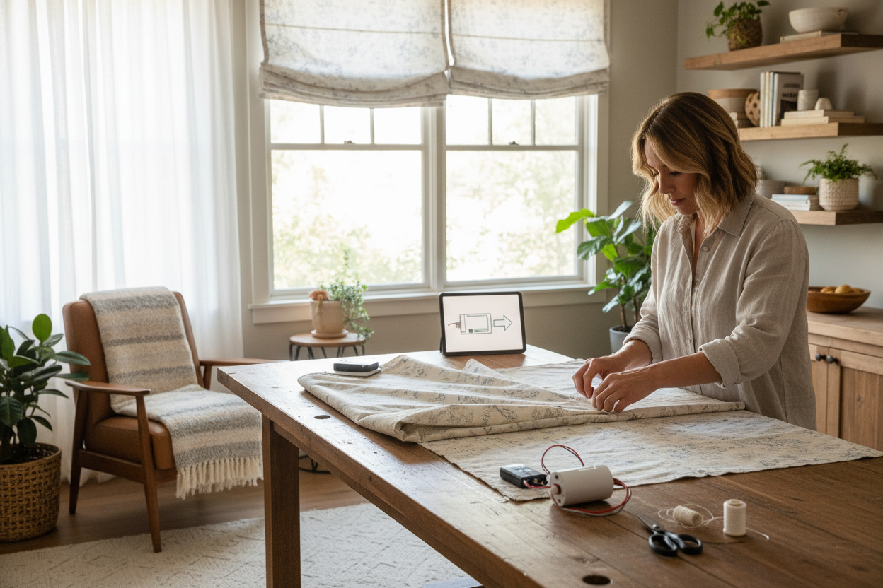 DIY Smart Decor: How to Make Roman Shades Automated
