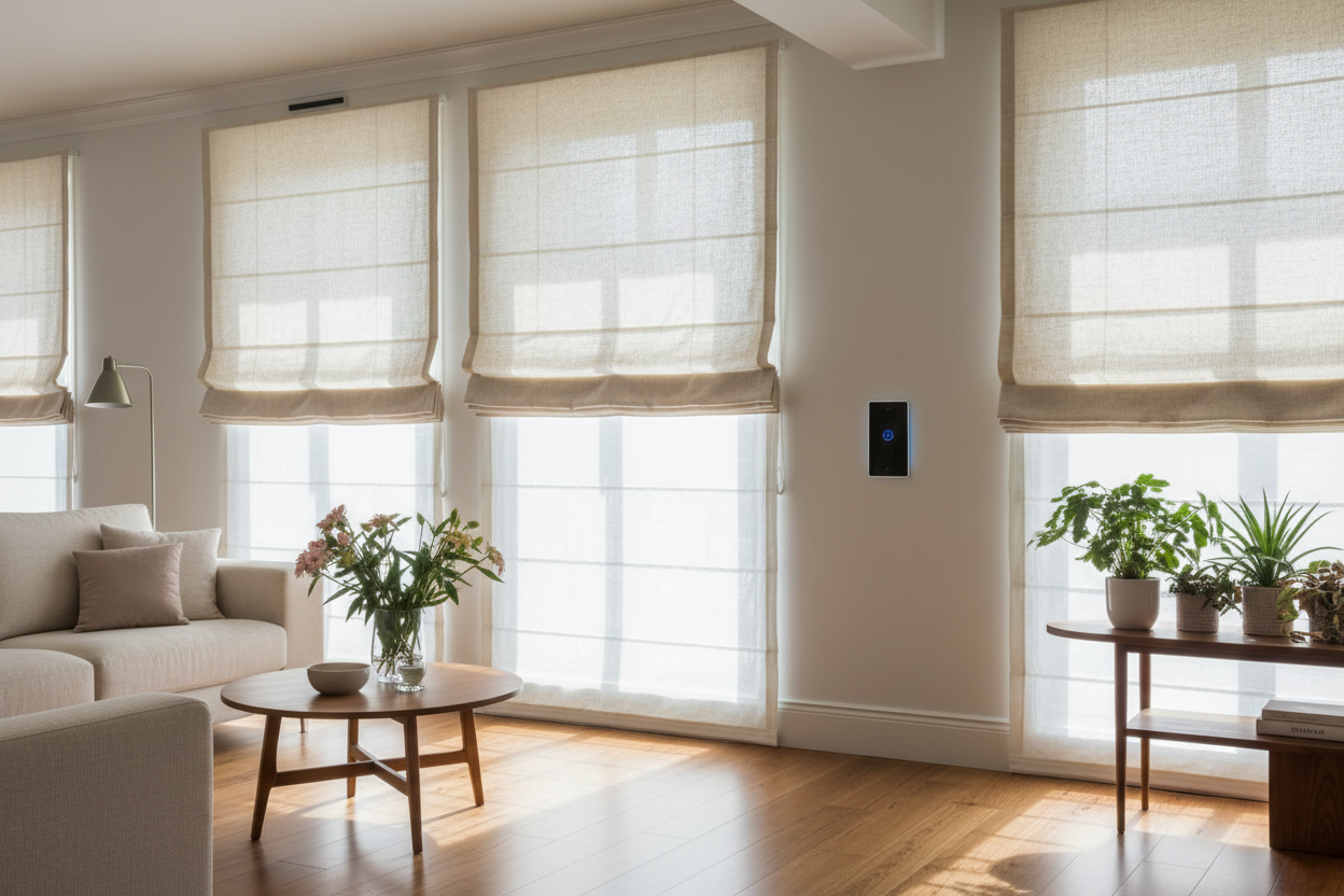 Automating Style: Smart Roman Shades Setup and Design Guide