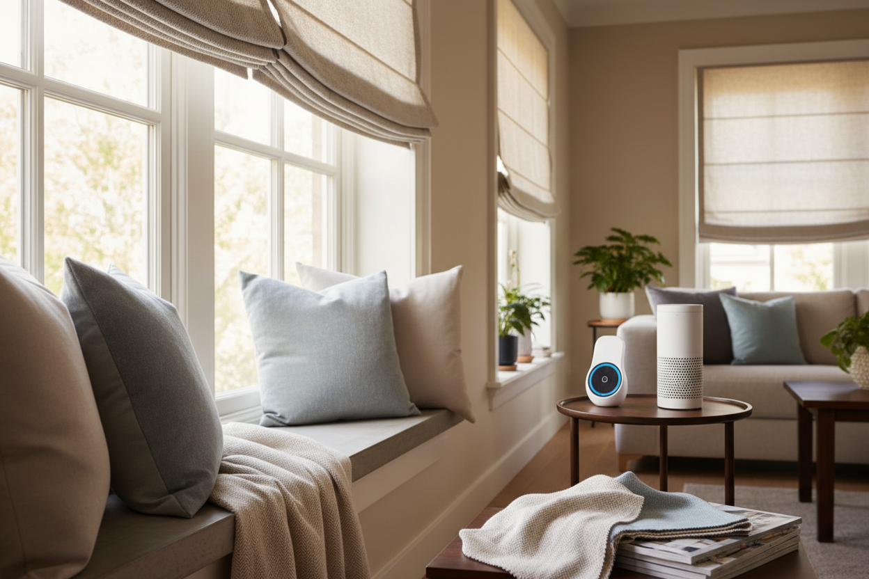 Smart Custom Fabric Roman Shades: The Ultimate Automation Guide