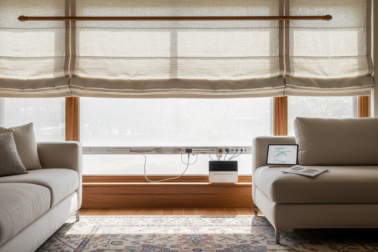 Automate Roman Shades on a Rod: The Smart Retrofit Guide