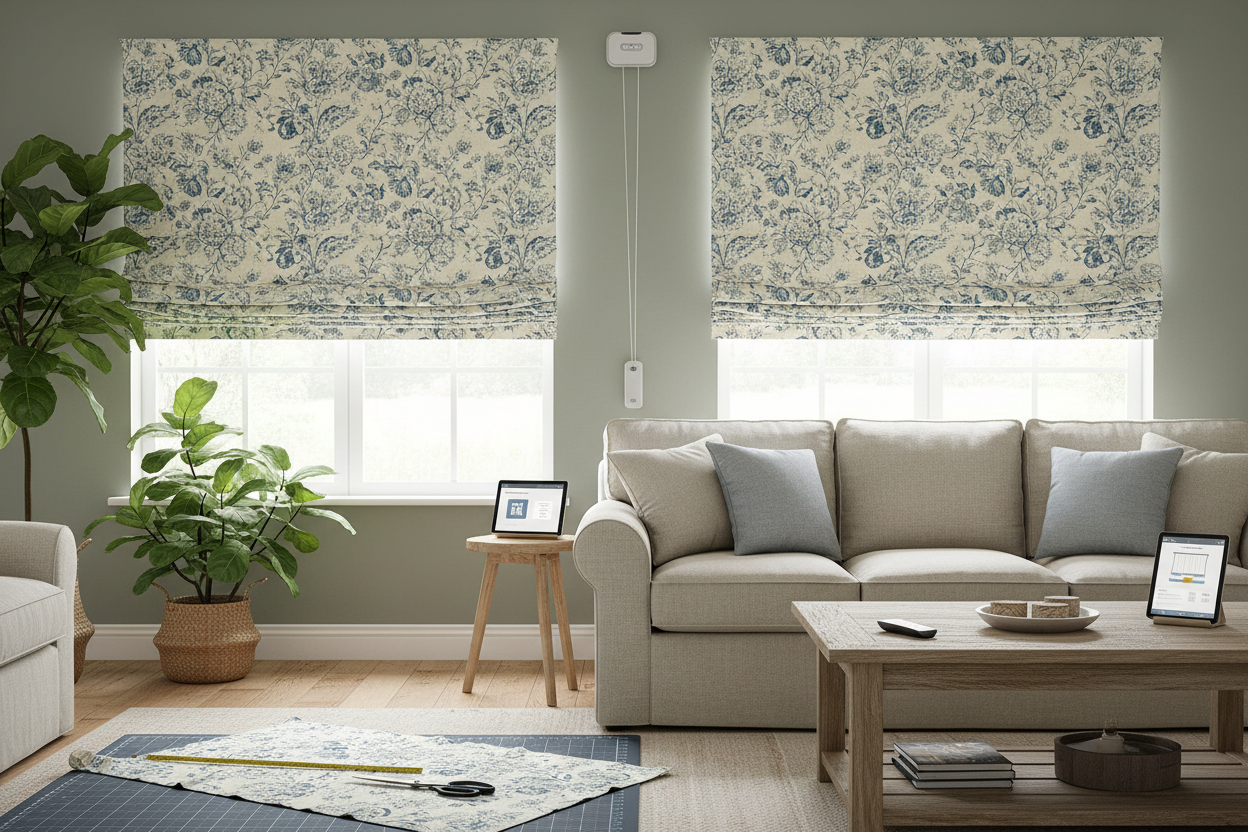DIY Smart Roman Shades: Convert Curtain Panels to Automation