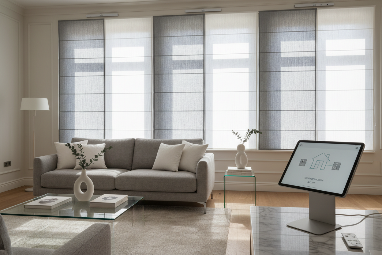 Automating Grey and White Roman Blinds: A Setup Guide