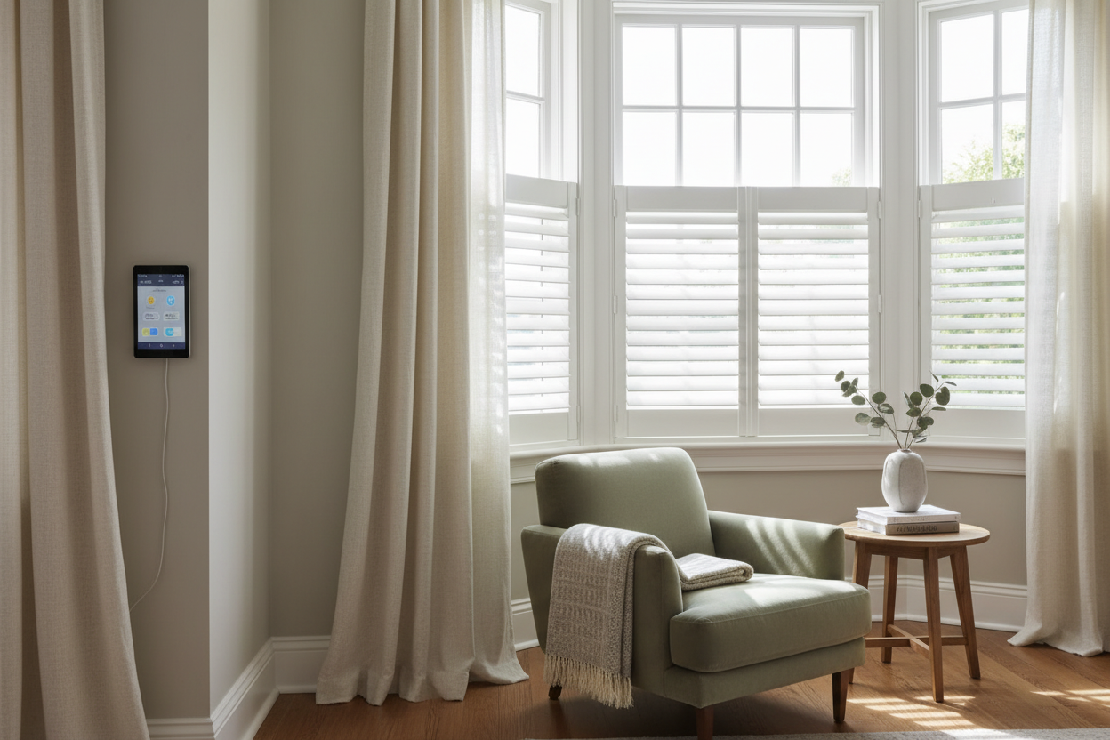 Automating Windows With Plantation Blinds: A Retrofit Guide