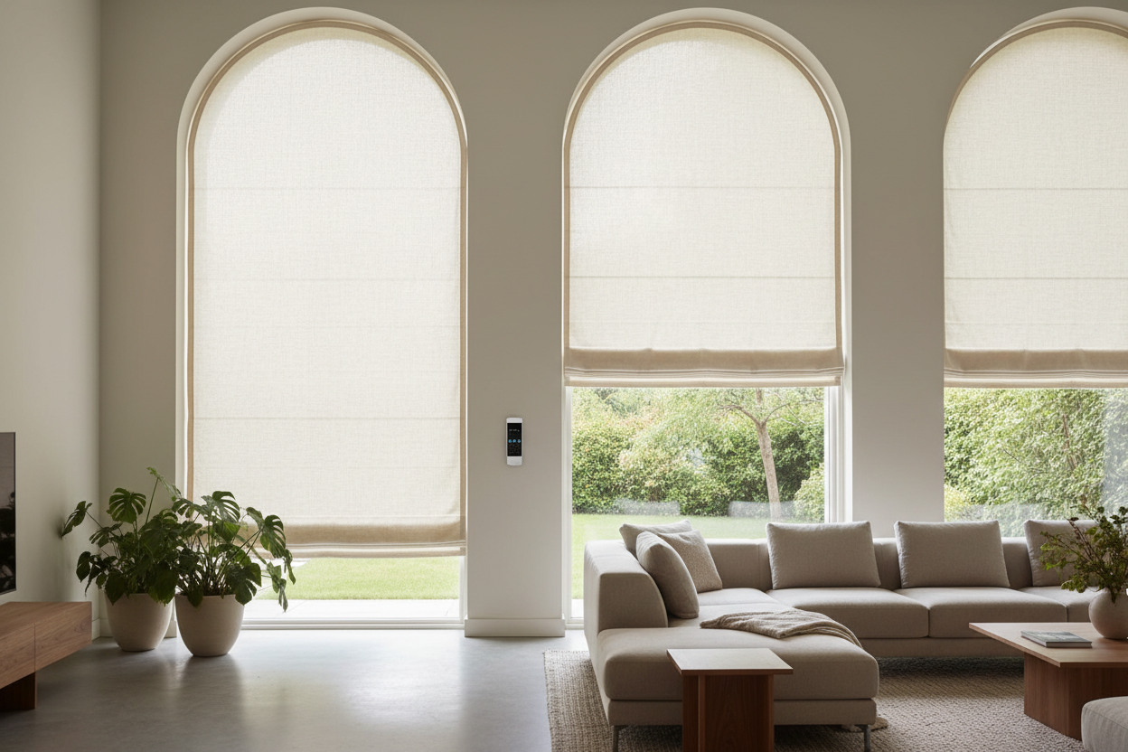 High Windows? Automating Arch Blinds from Home Depot