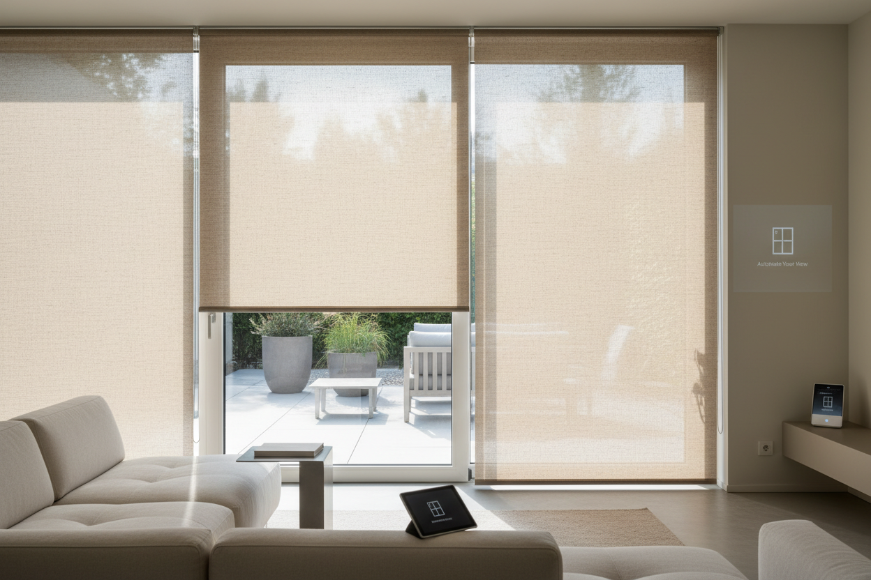 Automate Your View: Smart Sliding Door Shades Blinds Guide