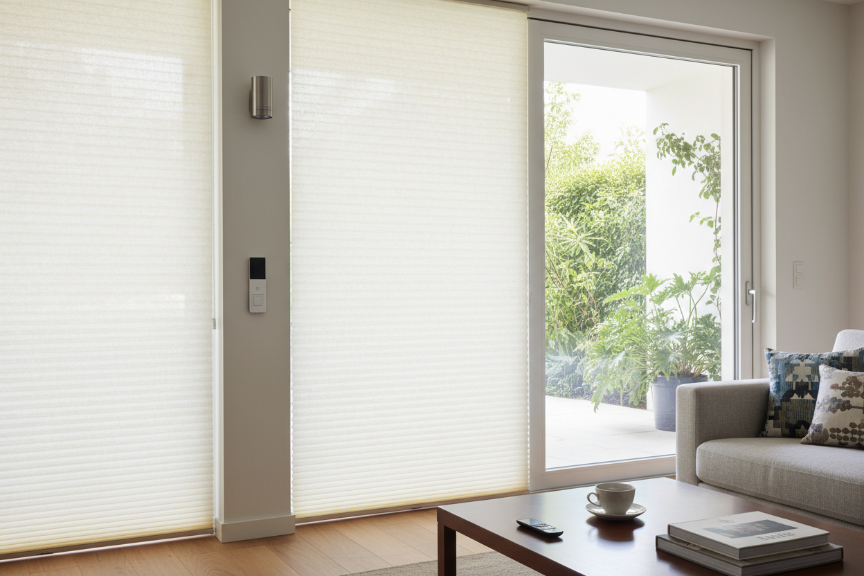 Smart Cellular Blinds Sliding Glass Doors: The Automation Guide